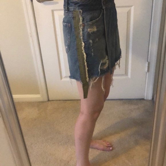 Zara Denim Skort - Picture 5 of 5